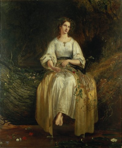 Ophelia Weaving Her Garlands by Richard Redgrave